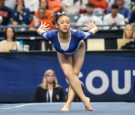 Auburns Sophia Groth Celebrates Her Balance Editorial Stock Photo ...