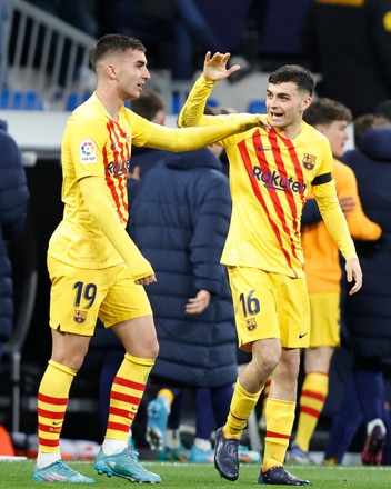 Ferran Torres Fc Barcelona Celebrates After Editorial Stock Photo ...