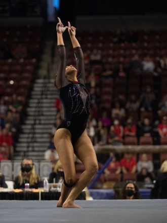 University California Berkeley Gymnast Milan Clausi Editorial Stock ...