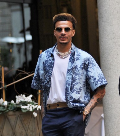Dele Alli out for lunch, Milan, Italy - 21 Mar 2022