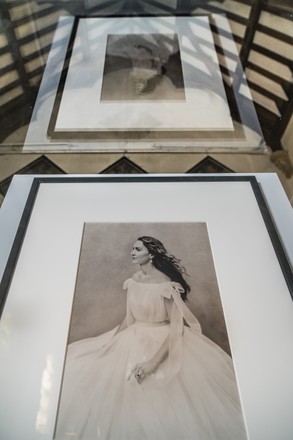 Portrait of The Duchess of Cambridge by Paolo Roversi, displayed at St James the Less, Pangbourne, as part of the National Portrait Gallery's Coming Home project., St James the Less Church, Pangbourne, UK - 21 Mar 2022