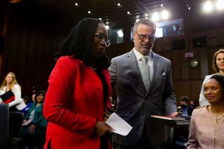 Judge Ketanji Brown Jackson L Walks Editorial Stock Photo - Stock Image 