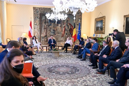 Austria President Alexander Van der Bellen visits Belgium - 21 Mar 2022