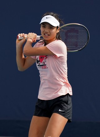 Emma Raducanu On Practice Court Editorial Stock Photo - Stock Image ...