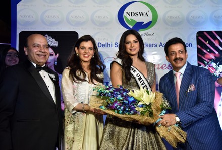 Miss Universe 2021 Harnaaz Kaur Sandhu Arrives In Delhi, New Delhi, India - 23 Mar 2022