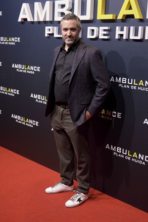 Brad Fisher attends the Ambulance movie premiere at 'Callao Cinelights' Cinema in Madrid, Spain