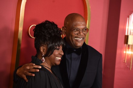 Latanya Richardson Samuel L Jackson Wearing Editorial Stock Photo
