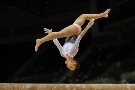 Jessica Gadirova Beam Routine Ms Arena Editorial Stock Photo - Stock ...