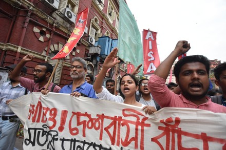 Leftist group holds protest rally against various state, national and ...