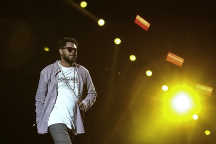 Brazilian Rapper Emicida Performs During Concert Editorial Stock Photo ...
