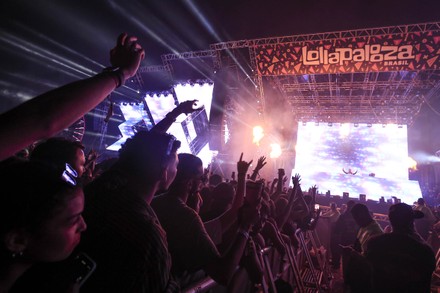 Brazilian Rapper Emicida Performs During Concert Editorial Stock Photo ...