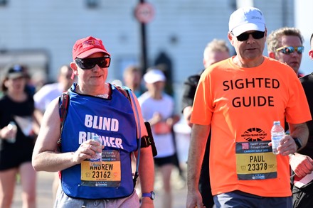 Blind Runner Their Guide Editorial Stock Photo Stock Image Shutterstock Blind Runner Their Guide Editorial Stock Photo Stock Image Shutterstock