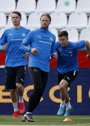 Iceland's National soccer team training, A Coruna, Spain - 28 Mar 2022