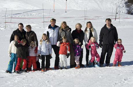 Dutch Royal Family Annual Winter Photocall, Lech, Austria  - 19 Feb 2011