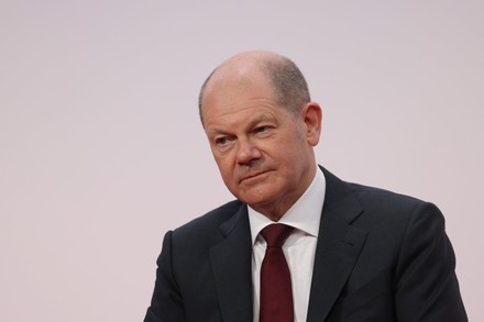 German Chancellor Olaf Scholz Speaks 2022 Editorial Stock Photo - Stock ...