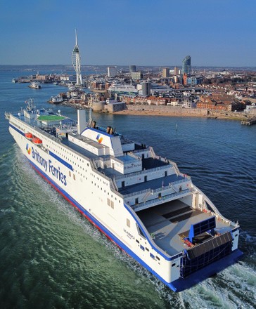 Lng Fuel Powered Brittany Ferries Newest Editorial Stock Photo - Stock ...