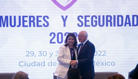 Mexico and the US hold the first summit on women and security with 'optimism', Mexico City - 29 Mar 2022