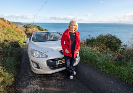 Jennie Bond in her car, Devon, UK - 02 Dec 2021