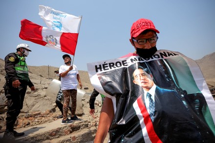 Expectation in Peru for the possible release of former President Alberto Fujimori, Lima - 30 Mar 2022