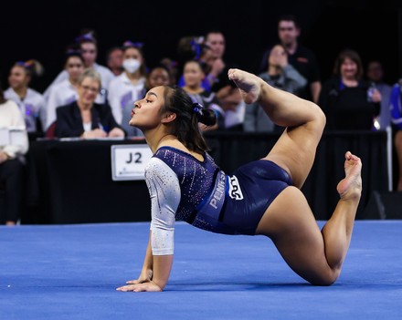 Penn States Bella Salcedo Performs Her Editorial Stock Photo - Stock ...