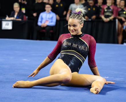 Utah States Kielyn Mccright Performs Her Editorial Stock Photo - Stock