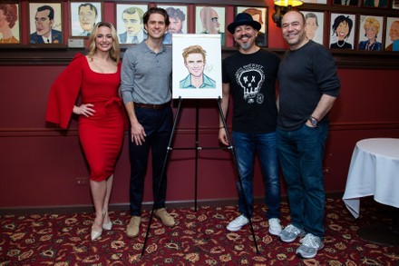 Photos: Tony Award-Winner Aaron Tveit Receives Sardi's Caricature, New York, America - 30 Mar 2022