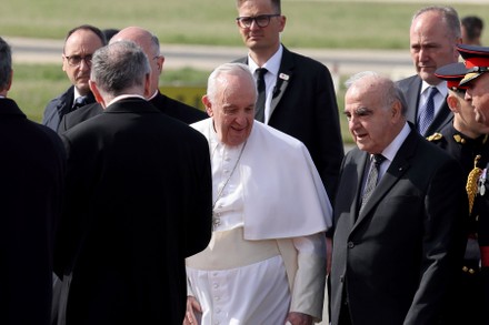 Pope Francis visit to Malta, Luqa - 02 Apr 2022