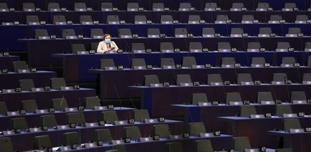 European Parliament session in Strasbourg, France - 05 Apr 2022