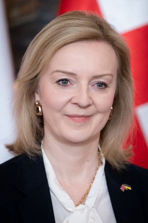 British Foreign Secretary Liz Truss Meets Editorial Stock Photo - Stock ...