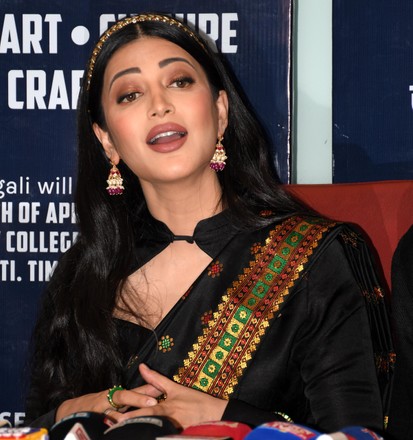 Bollywood Actress Shruti Haasan In Guwahati, India - 09 Apr 2022