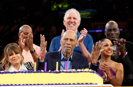 Kareem Abdul Jabbar celebrates his 75th Birthday at Crypto.com Arena, Los Angeles, California, USA - 08 Apr 2022