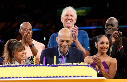 Kareem Abdul Jabbar celebrates his 75th Birthday at Crypto.com Arena, Los Angeles, California, USA - 08 Apr 2022