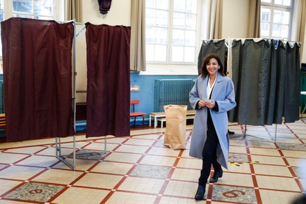 French presidential election first round, Paris, France - 10 Apr 2022