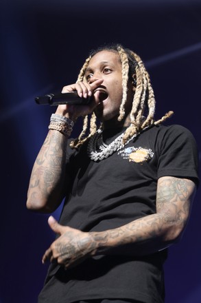 Rapper Lil Durk in concert during the '7220' Tour at YouTube Theater, Inglewood, California, USA - 09 Apr 2022
