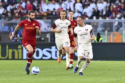 italian soccer Serie A match AS Roma vs US Salernitana, Stadio Olimpico, Rome, Italy - 10 Apr 2022