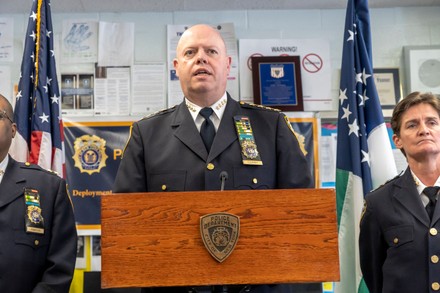 Chief Department Kenneth Corey Provides Update Editorial Stock Photo ...