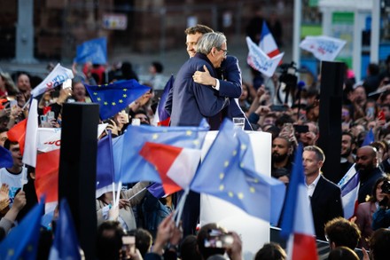 Macron campaigns in Strasbourg, France - 12 Apr 2022