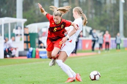 Belgium v England - UEFA Womens U19 Championship Qualifying - St. Georges Park, Burton upon Trent, England, United Kingdom - 12 Apr 2022