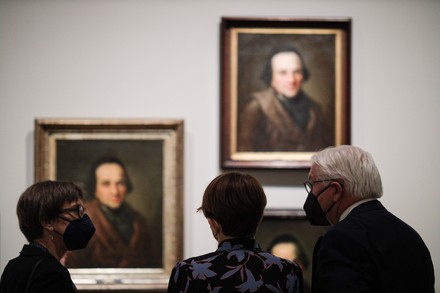 Federal President at the Opening of the Moses Mendelssohn Exhibition, Jewish Museum, Berlin, Germany - 13 Apr 2022