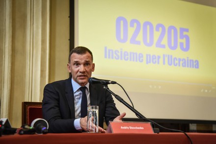 Press conference to present the 'Together for Ukraine' project, Milan, Italy - 14 Apr 2022