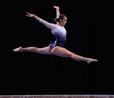 Arizonas Sirena Linton Competes On Balance Editorial Stock Photo