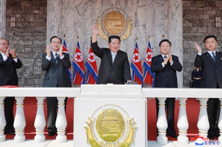 110th Birth Anniversary of Kim Il Sung, Kim Il Sung Square, Pyongyang, North Korea - 15 Apr 2022