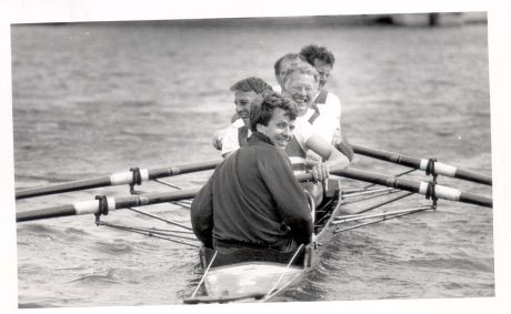Baron Moynihan - 1977 Colin Moynihan Coxing The Oxford University Boat Race Crew At Radley Oxon. On The Isis Today And Later Boxing Training On The Punchbag At The University Sports Centre Iffley Rd Oxford....aristocracy