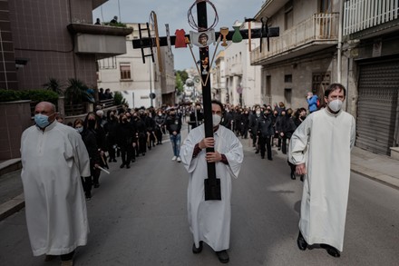 Procession Of The Desolata In Canosa Di Puglia, Italy - 16 Apr 2022