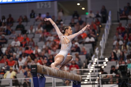 University Florida Senior Megan Skaggs Competes Editorial Stock Photo ...