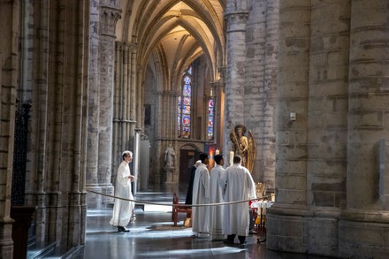 Brussels Easter Mass Celebration, Brussels, Belgium - 17 Apr 2022 Stock ...