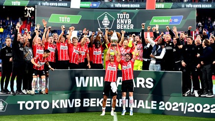 KNVB Cup Final, Rotterdam, Netherlands - 17 Apr 2022