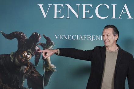 Cosimo Fusco poses during the premiere of the film 'Veneciafrenia' in Madrid, Spain, 18 April 2022. The movie is the first created by 'The Fear Collection', the new film label created by Sony Pictures and Pokeepsie in the form of a plea against destructive tourism and the need to protect beauty.