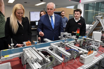 Australian Prime Minister Scott Morrison campaigns in Adelaide, Australia - 20 Apr 2022