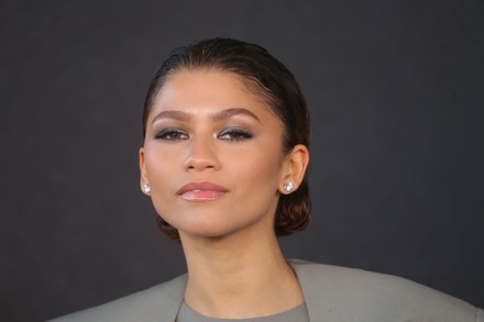 Zendaya Poses Upon Arrival Hbo Max Editorial Stock Photo - Stock Image